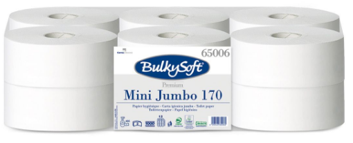 Obrazek Papier toaletowy JUMBO Bulky Soft celuloza 2w 170mb 
