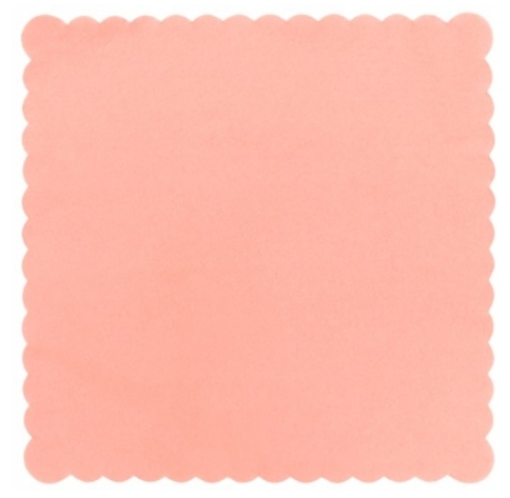 Obrazek Serwetka ząbkowana  1w 15x15cm różowa 120 szt