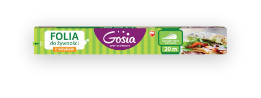Obrazek Folia spożywcza 3w1 ząbki GOSIA 20m