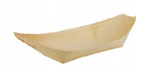 Obrazek Fingerfood 84415 miseczka łódka drewniana 14x8,2cm 50szt
