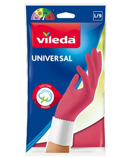 Obrazek Rękawice gumowe VILEDA Universal L