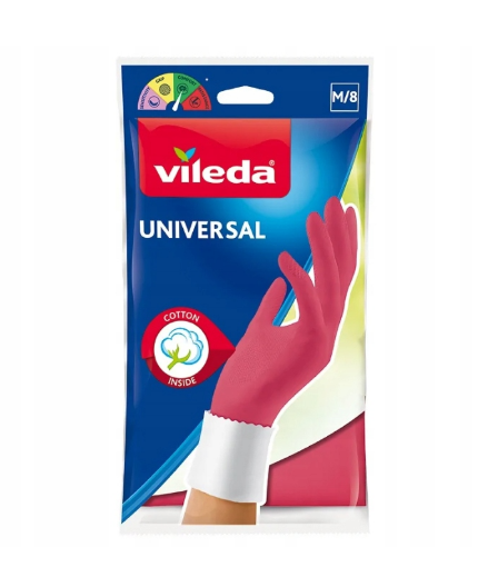 Obrazek Rękawice gumowe VILEDA Universal M
