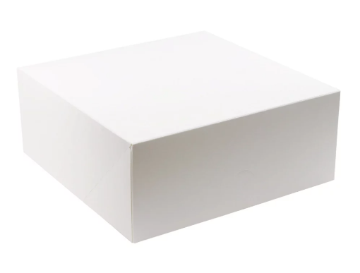 Obrazek Pudełko na ciasto białe 30x30x12,5cm 39840