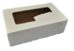 Obrazek Pudełko na ciasto z oknem białe 16,5x11x8  P688
