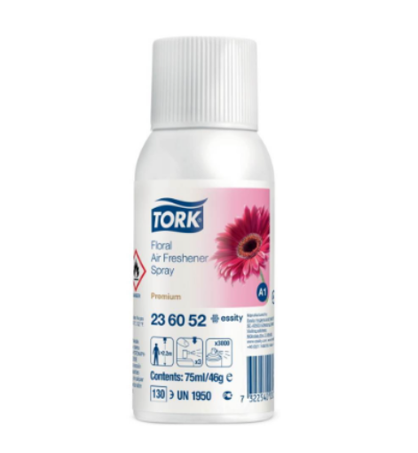 Obrazek Odświeżacz  spray 75ml Tork Premium KWIATOWY