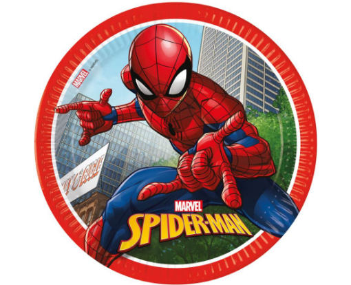 Obrazek Talerz papierowy *20cm Ultimate Spiderman 8szt.