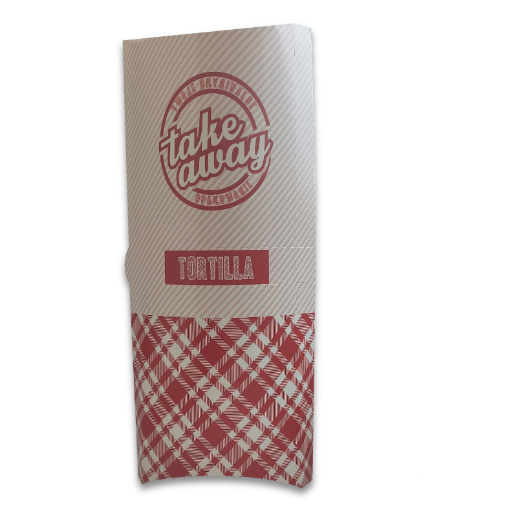 Obrazek Karton WRAP/ TORTILLA średnia 50szt.